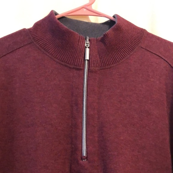 Kona Supply Co. Reversible Quarter-Zip Sweater, size medium - Picture 2 of 5